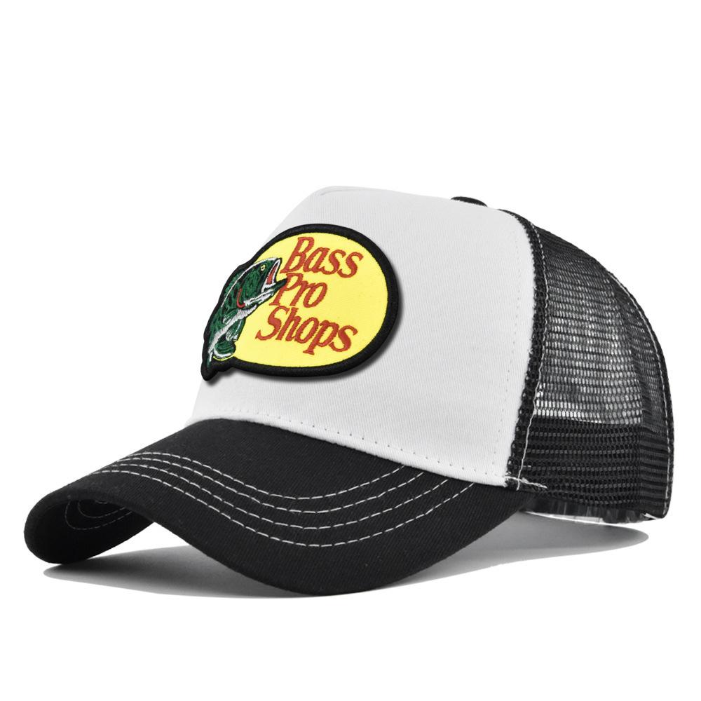 Bass Fußball Baseballkappen Herren und Damen Outdoor Freizeit Hip-Hop Sommer Sonnenschutz atmungsaktive Netzkappe