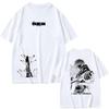 2026 Summer Hot Sale Anime Vinland Saga Thorfinn Tshirt Unisex Unisex Vintage Top Y2k Gothic High Quality Cotton Oversized Tshirt