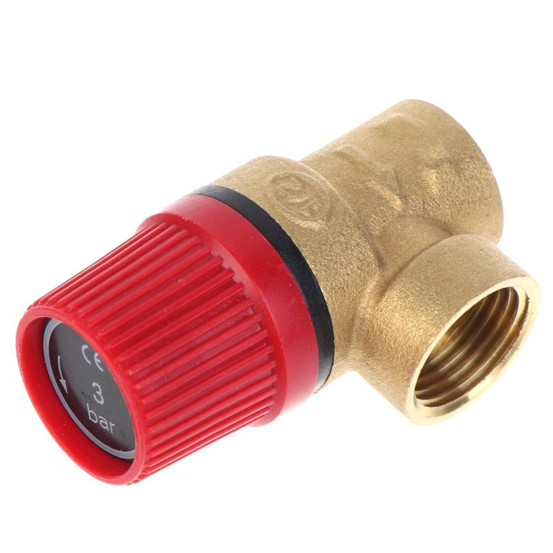Brass Safety Pressure Relief Valve High Pressure Resistant Leak Free for Home Bathroom Electric Water Heater Use