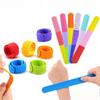 6 Stück neue Fidget-Spielzeuge, Silikon-Klatschen, Dekompressionsspielzeug, Kinderarmband, Sensorischer Stein, Silikon-Klatschen-Ring