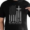 Faith Over Fear Cool Christian Flag Cross For Unisex Shirt Christian Shirt Christian For Unisex Unisexs Christian Gifts Christian Gifts