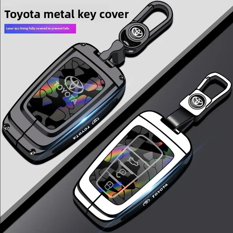 Car Remote Key Case Cover Shell For Toyota Corolla Prius Camry CHR C-HR RAV4 Altis Land Cruiser Prado Protector Keyless