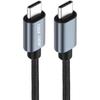 USB C Cable, 6.6Feet USB-C To USB-C Fast Charger Cable, USB 3.1 Type C Male To Male 100W 10Gbps 4K 60HZ High Speed Data Transfer Cable for