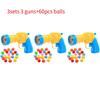 Cat Toy Gun Plush Ball Launcher for Indoor Cats Interactive Shooting Gun Quiet High Bounce Ball To Tease The Cat Pet Supplies