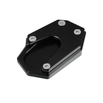X AUTOHAUX Motorrad Seitenständer Fußverbreiterung, Aluminiumlegierung, Schwarz, Kompatibel mit Suzuki V-Strom 1050