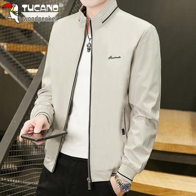 Men's Business Casual Stand Collar Windproof Jacket