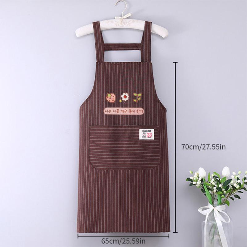 High-Density Waterproof & Oil-Proof Summer Kitchen Apron