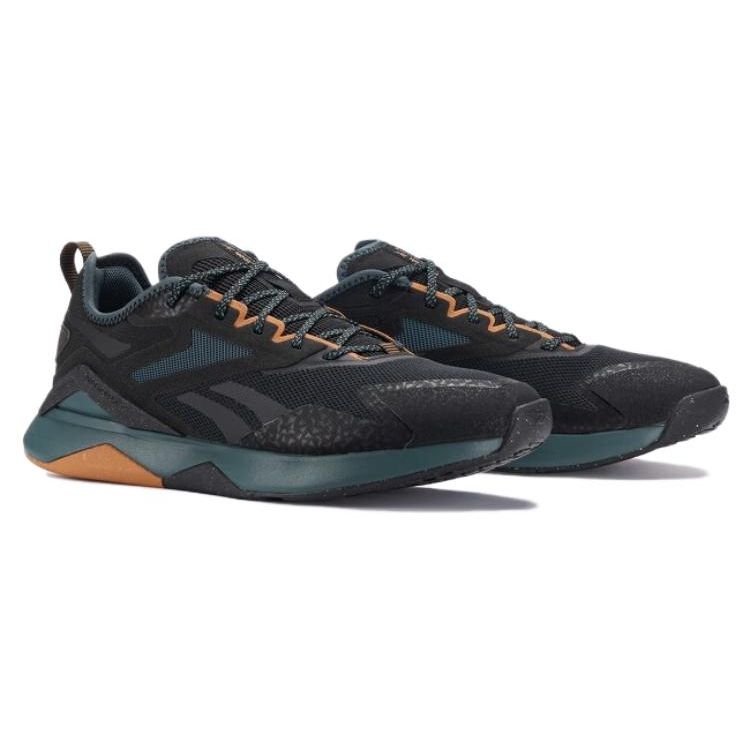Reebok Nanoflex Adventure TR 2 Black Hoops Blue Men Sneakers Core-Black Hoops-Blue-F23 Court-Brown-F23-R 100033332