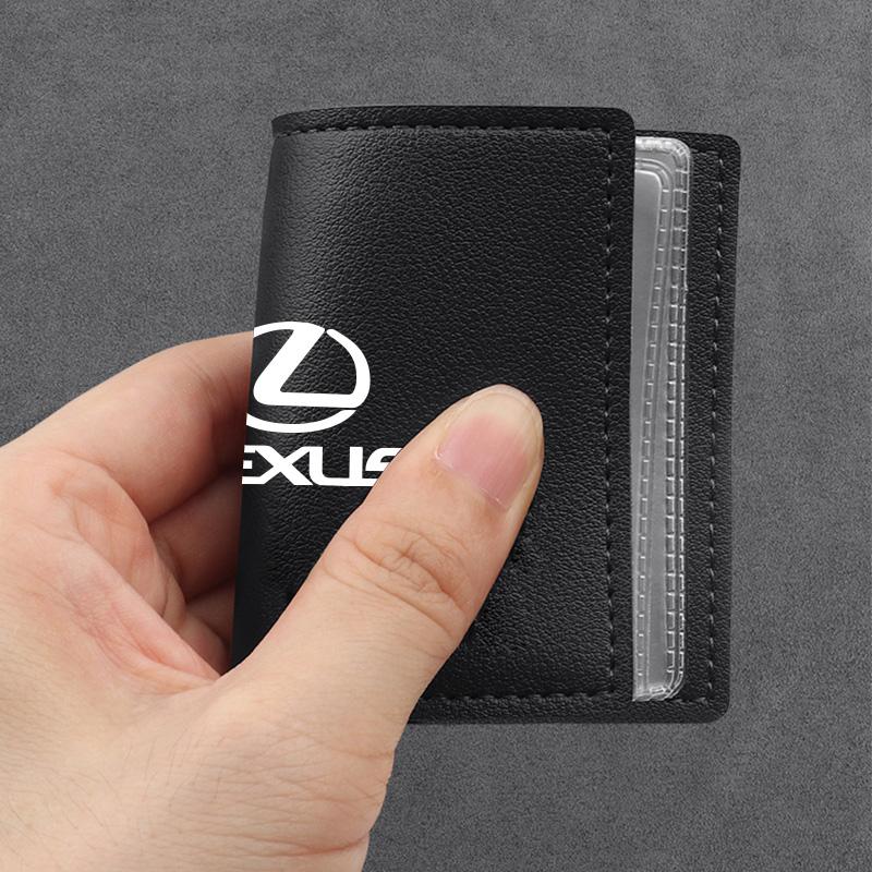 Ultra-Thin Car Driver License Bag ID Card Leather Cover For Lexus F-SPORT ES RX NX LS UX LM LX GX LC RZ IS CT GS RC HS SC TX LBX OM5