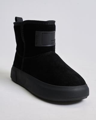 Women's Uggs Lola Andy 68783 36 Black Suede Wool
