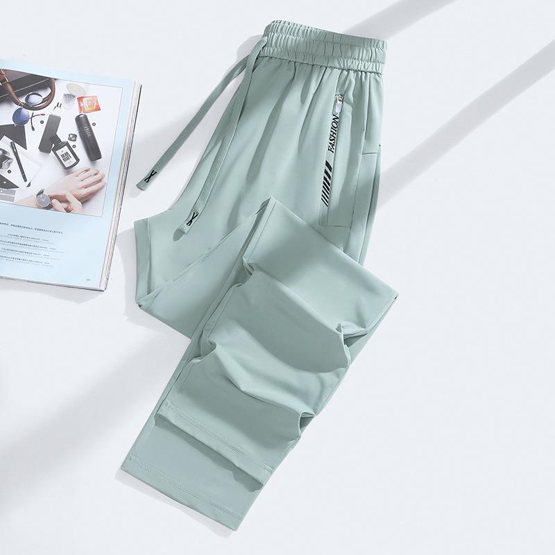 Zomerbroek van IJszijde Sneldrogend: Ademende Joggingbroeken voor Heren & Dames, Stijlvolle Dunne Casual Broeken met Koelend Effect voor Koppels.