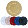 6/12pcs,12.9inch,Reusable Charger Plates,Perfect for Wedding, Christmas Decorations, Gold, Silver, Blue, black,Red,rose Gold