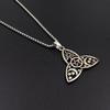 Gothic Triple Moon Necklace Rose Ghost Cross