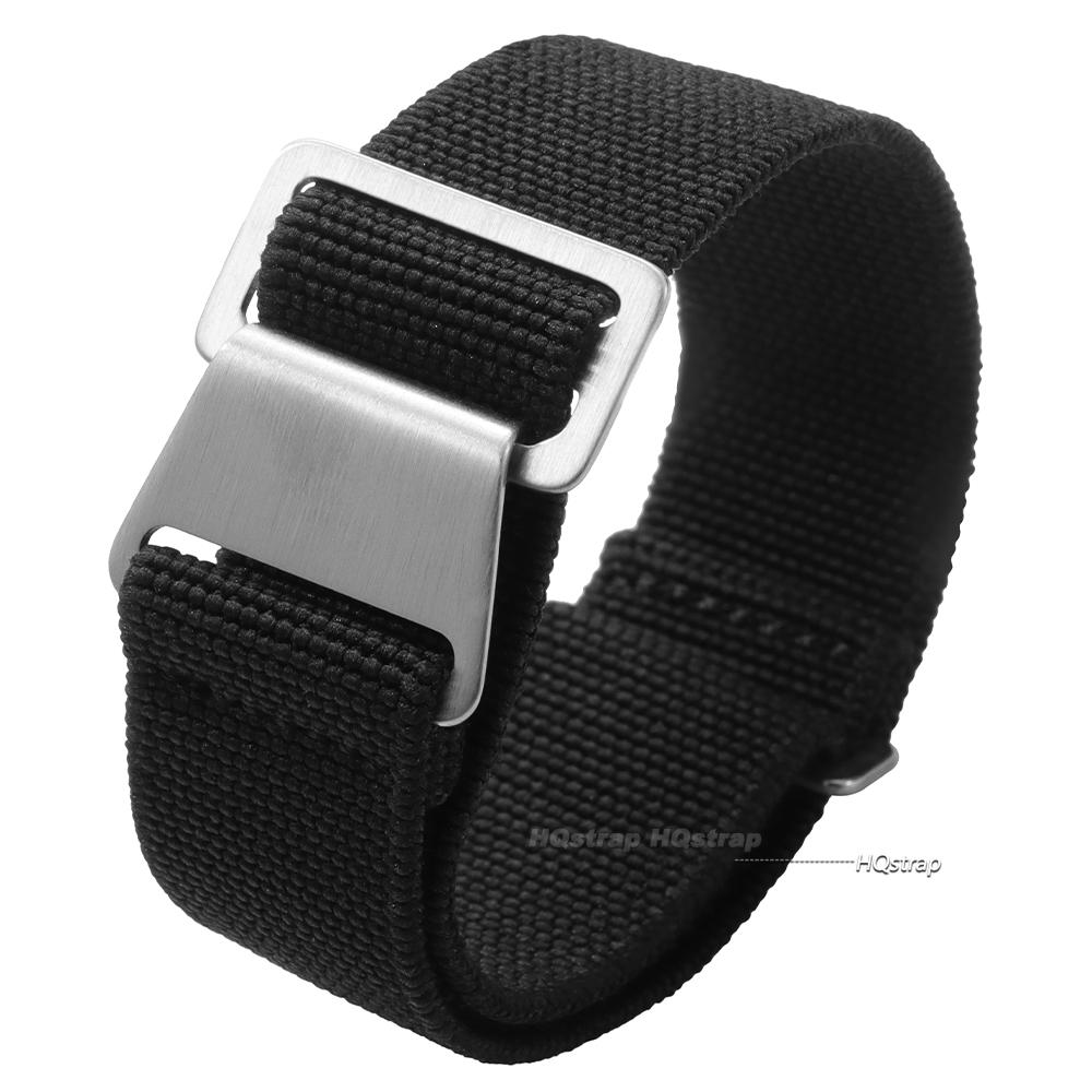 Universal Nylon Watch Strap Smart Watch Fabric Wristband Parachute Bag Elastic 20mm 22mm Watchbands Man's Sport Watchband