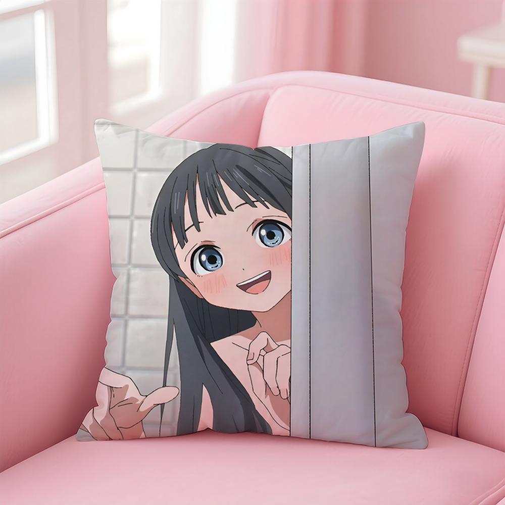 Anime Cartoon TTomorrows My GGirlG Cushion Cover Pillow Case Soft Skin Friendly Fabric Concealed Zipper