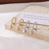 2026 New Fashionable Style Classic Inlaid Style Versatile Explosive Stainless Steel Ear Buckle for Women