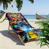 Pocket Monster Print Beach Towel, Large Soft Quick Dry Towel for Beach Camping Swimming