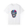 Abstract Colorful Skull Unisex Garment-Dyed T-shirt