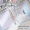 A4 Thick Transparent Document Bag and Office Binder for Storage and Organization