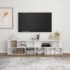 TV Cabinet High Gloss White 149 X 30 X 52 Cm Wood Based Material
