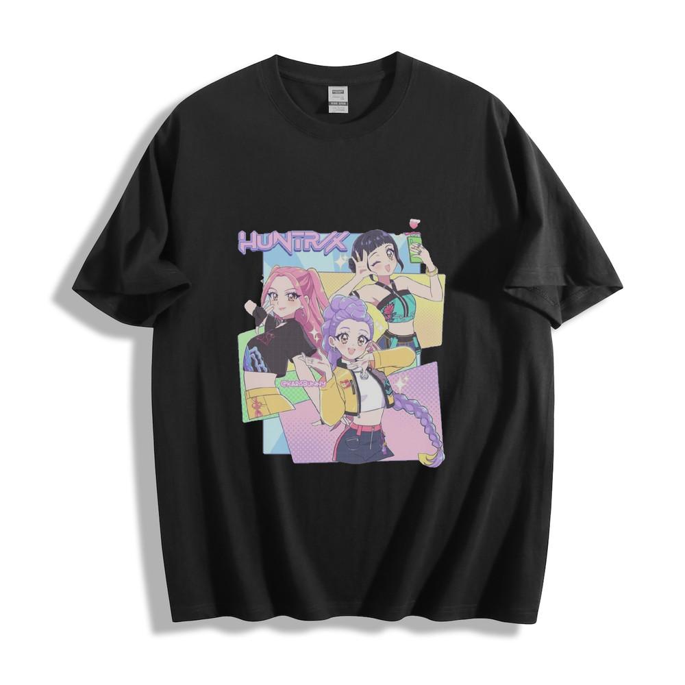 Huntrix Trio Anime Unisex T-Shirt – Colorful Manga Style Graphic Tee