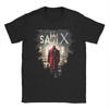 Casual Vintage Saw Movie  T-Shirt Men's Crewneck Short Sleeve Clothes Halloween  Cotton Summer Top Tee