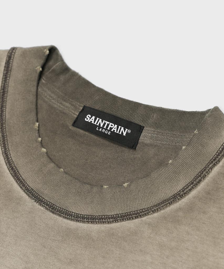 SAINTPAIN Sp Old Glory Pigment Short Sleeve Tee Beige