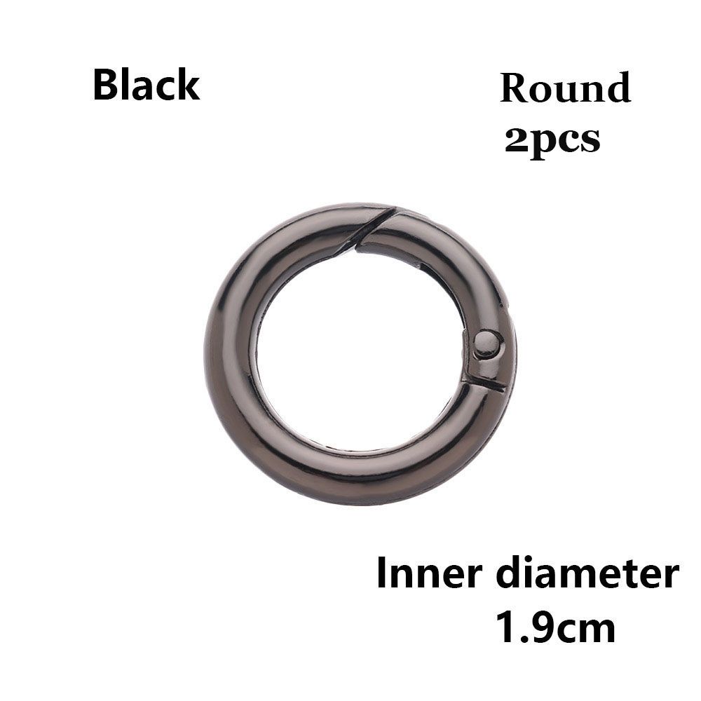 19mm Plated Gate Outdoor Camping Carabiner Carabiner Purses Handbags Spring O-Ring Buckles Snap Clasp Clip Bag Belt Buckle