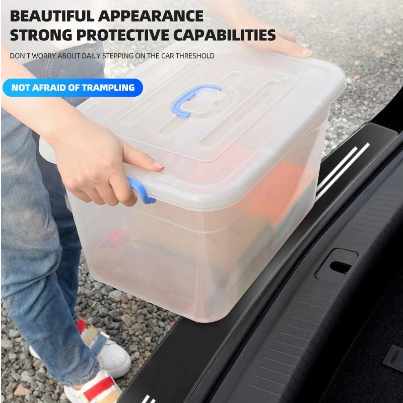 1x Transparent Car Trunk Badge Protective Sticker Car Accessories For Mercedes Benz AMG B/C/E/S Clase A C200L GLC GLK W163 W221