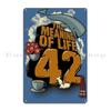 42 Donandx27 T Panic Life Universe Everything Hitchhiker Guide Galaxy Metal Sign Personalized Plaques Personalized