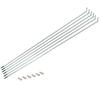 HOSHI SPOKES 12 X 273 FIX Spokes CP1 Set of 6 Pieces with 6 Nipples (6 Pieces) #13