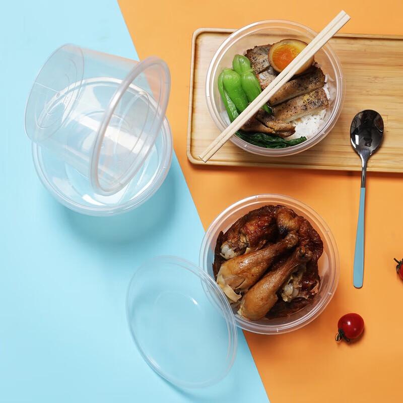 Wegwerp Plastic Voedselcontainers met Deksel