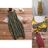 Elegante Dames Zomer Mouwloze Vakantie Lange Boho Kaftan Tankjurk Voor Strand