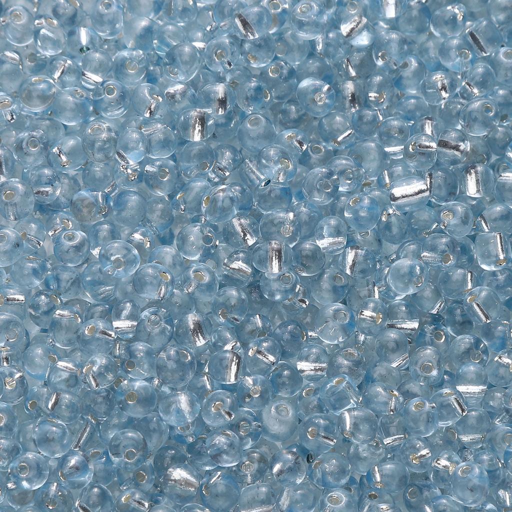 110Pcs Glass Seed Beads Domestic Drip Coated Silver Baking Interval Scattered Beads For DIY Bracelets Necklaces Jewelry Making