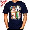 2026 USA Canada Mexico Soccer T-Shirt Cotton Shirt Tribal & Flag Graphic Tee, Ideal Gift for North Football Fans 2026 FIFA World Cup shirt Streetwear