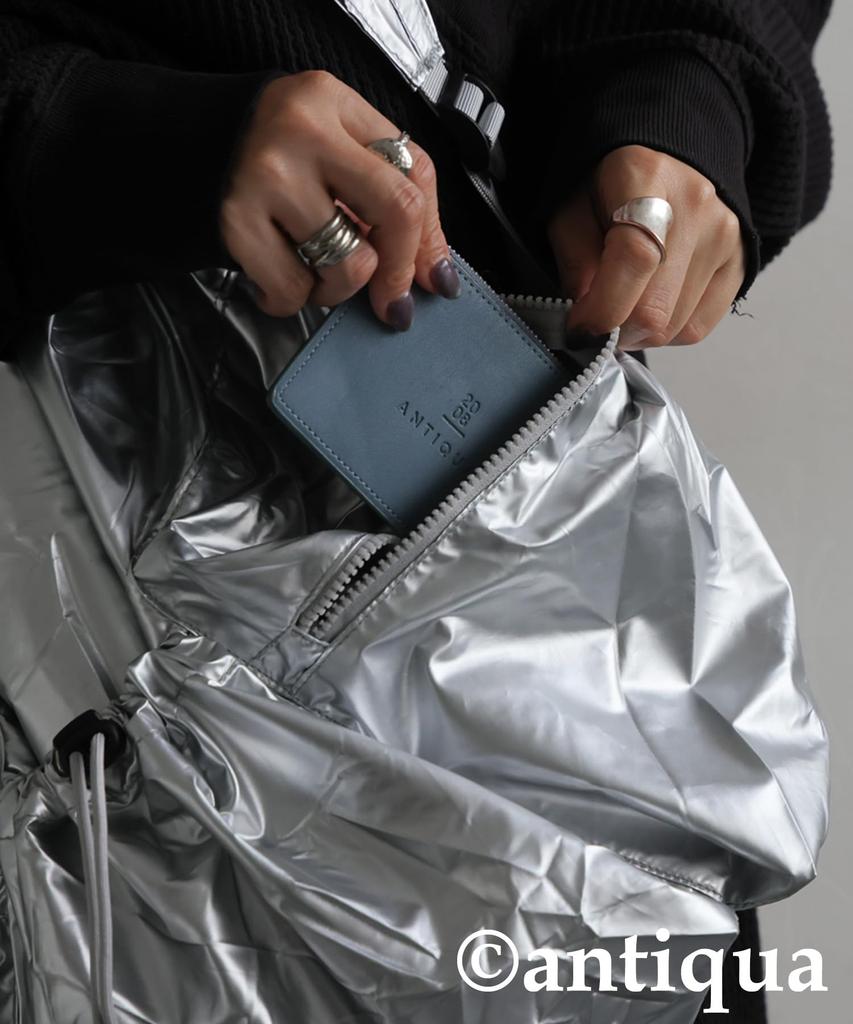 Antiqua Women's Backpack, Large Capacity, Lightweight, PJ-01403, Size 55, Silver