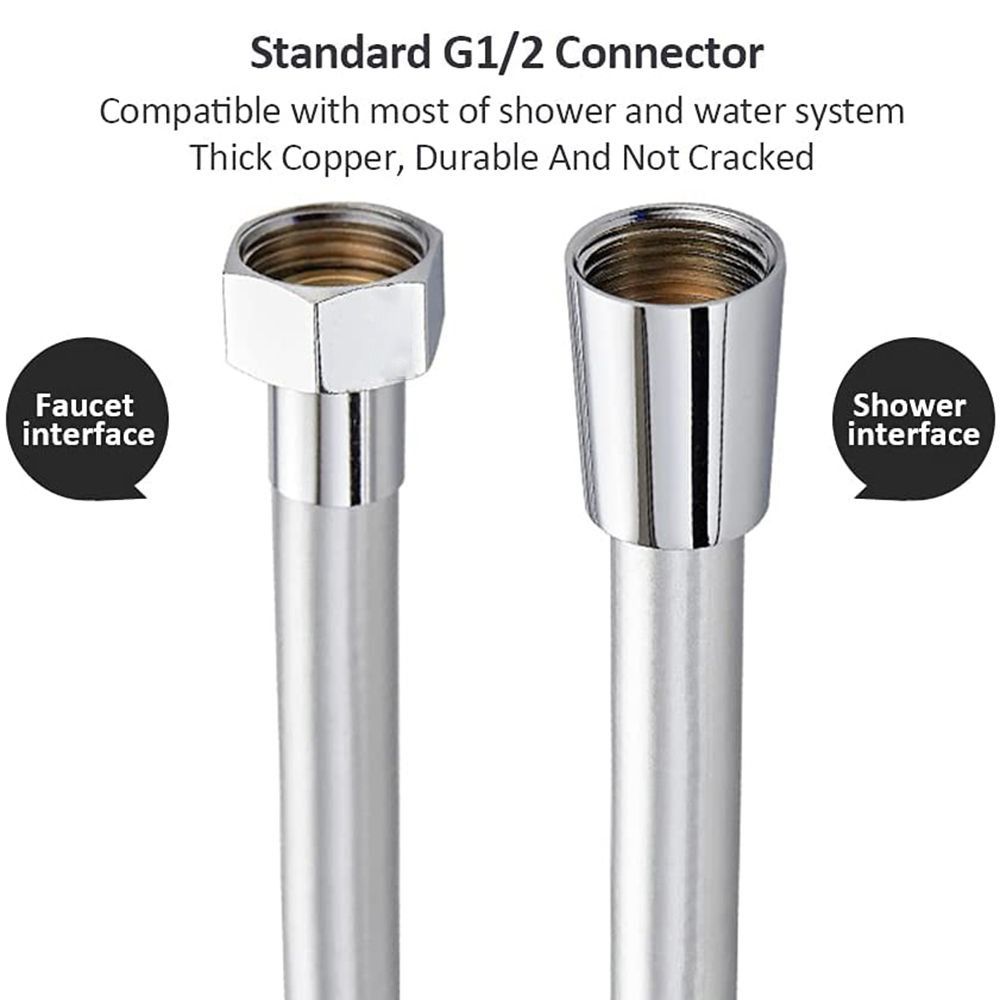 Explosion-proof Shower Extension Tube Replacement Spray Water Pipe Faucet Hose Bathroom