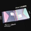Korean Style 11-Hole Transparent File Pocket for Student Exams, Office Documents, and Pregnancy Checkup Archives.