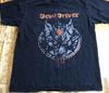 Maglietta Nera Unisex Taglia Unica in Cotone Pesante per Fan della Band Devildriver Vtg AG753