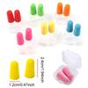 5/10Pairs Sponge Earplugs Random Mixed Color Box Packaged Comfortable Anti Noise Soft Foam Ear Protector Sleep Hotel Camping ZYF