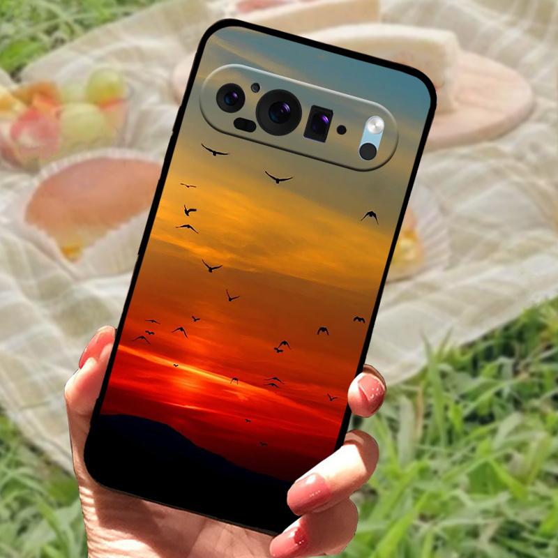 Pre Google Pixel 9 Pro XL Puzdro GGX8B Módne Mäkké Silikónové TPU Ochranný Obal na Telefón Pre Google Pixel9 Pro XL 5G Nárazníkový Kryt