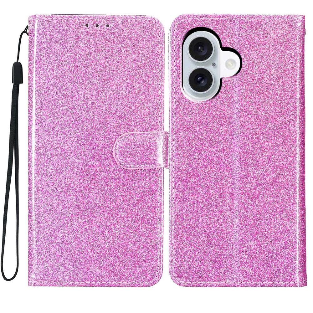 Carteira com Glitter Pele Amigável Capa de Couro Para Samsung Galaxy A57 A56 A55 A54 A53 A37 A36 A35 A34 A33 A32 A26 A25 A24 A23 Capa