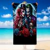Quick Dry Beach Towel Harley Quinn Pattern, Lightweight Absorbent Towel for Pool Beach Vacation Use