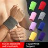 Towel Wrist Guard Sweat-absorbing Sports Fitness Wrist Guard with Tennis Breathable Knitted Wrist Guard Men's and Women's Wrist Guard
