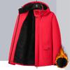 Winter Men Coats Fleece Waterproof Warm Oversize Thicken Hooded Jackets Windbreaker
