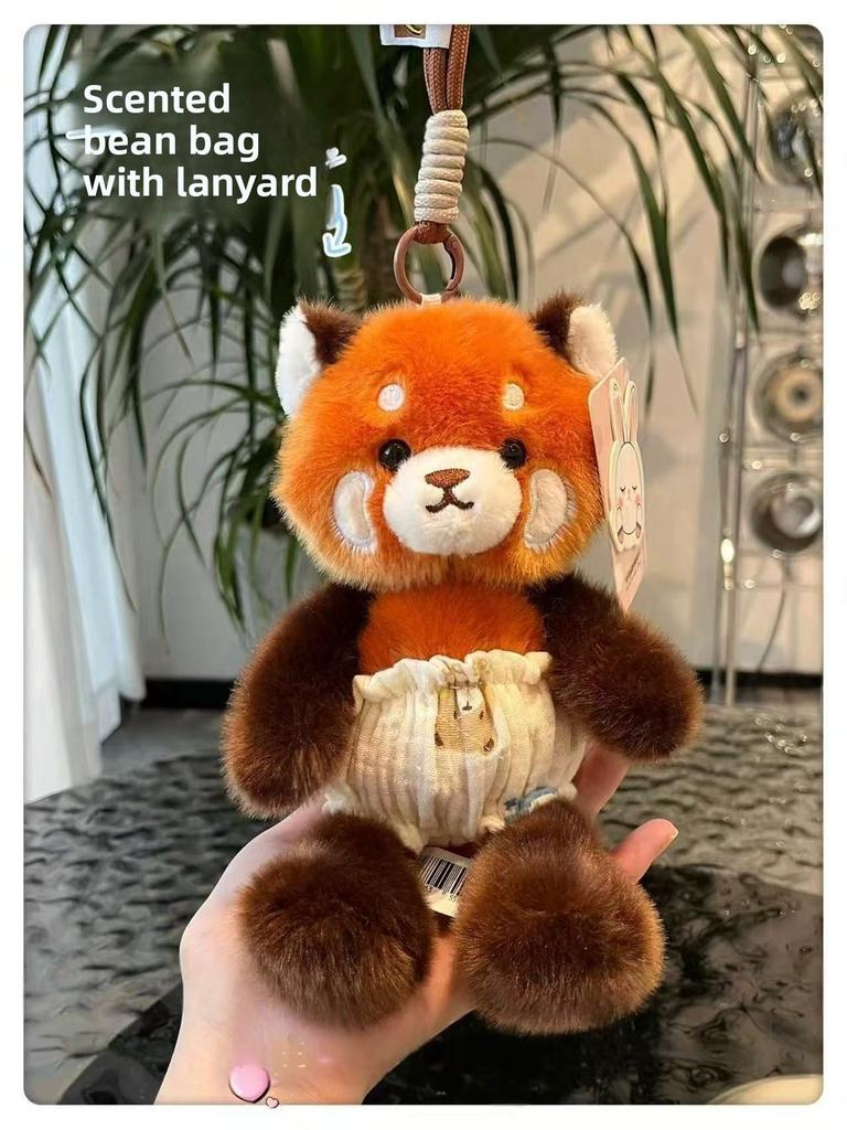 Fruit Plush Keychain With Scented Bead For Kids And Teens