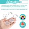 12/25/50Pcs Blank Buttons Pin Button Maker Badges 25/37/38/44/58/79MM Sewing Acrylic Clear for DIY Crafts Photo Pin On Hats Bags