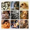 5D Diy Diament Malarstwo Portret Seksowna Kobieta Pełna Okrągły Diament Haft Cross Stitch Wzory Nude Art Robótki Wystrój