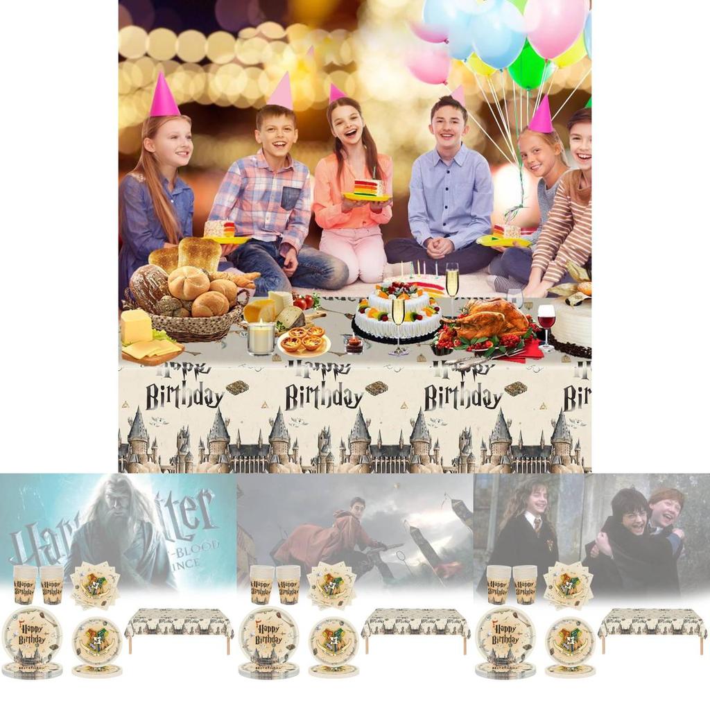 Whimsical Harry Potter Birthday Party Disposable Dinnerware Perfect For Magical Celebrations