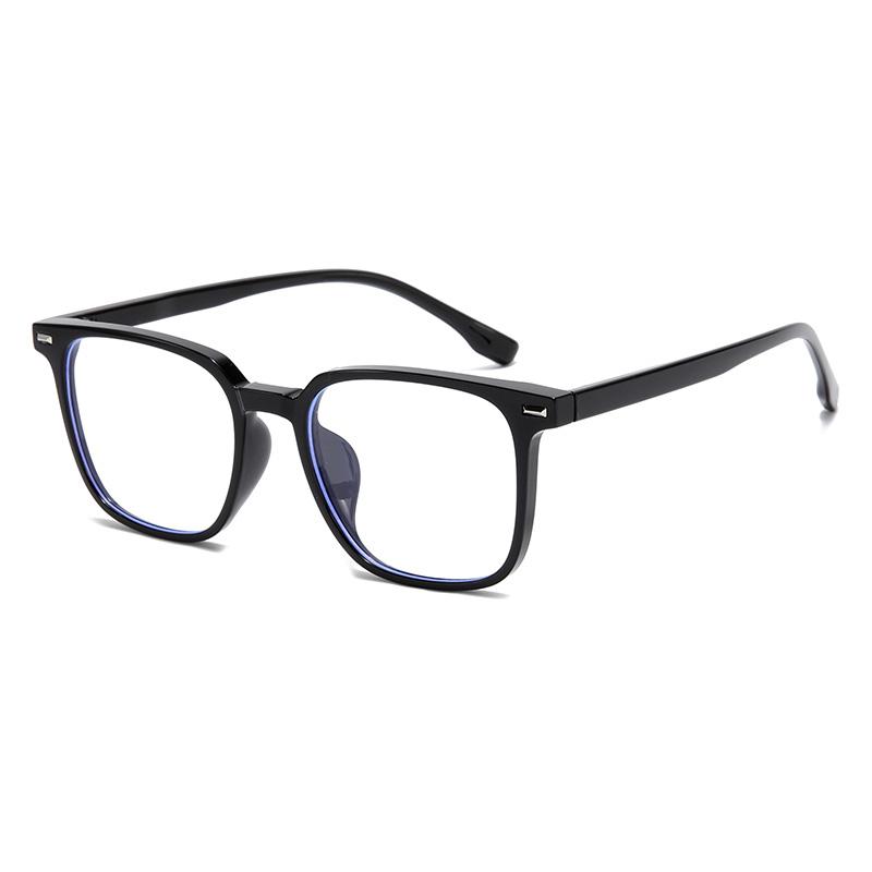 1.56 Aspheric Blue Light Blocking Square Myopia Glasses TR90 Prescription Frames For Women Men With Cylinder 0 To -6.0